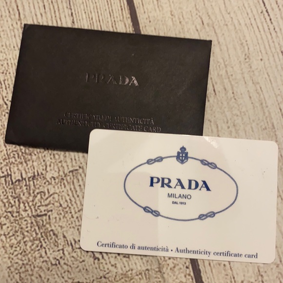 Prada linen shopping bag 13X8x. Good condition. Very clean Tan. Side pockets - Picture 2 of 16